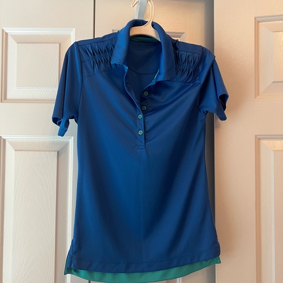 Blue Polo Shirt for Women - Picture 1 of 3